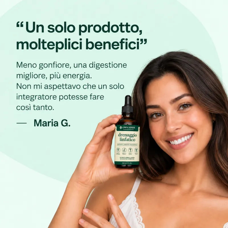 Un solo prodotto, molteplici benefici. Maria G.